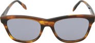 McQueen 56mm Square Sunglasses
