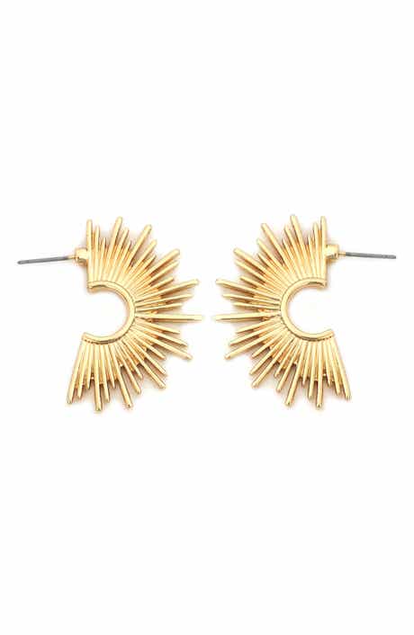 Panacea Spike Hoop Earrings