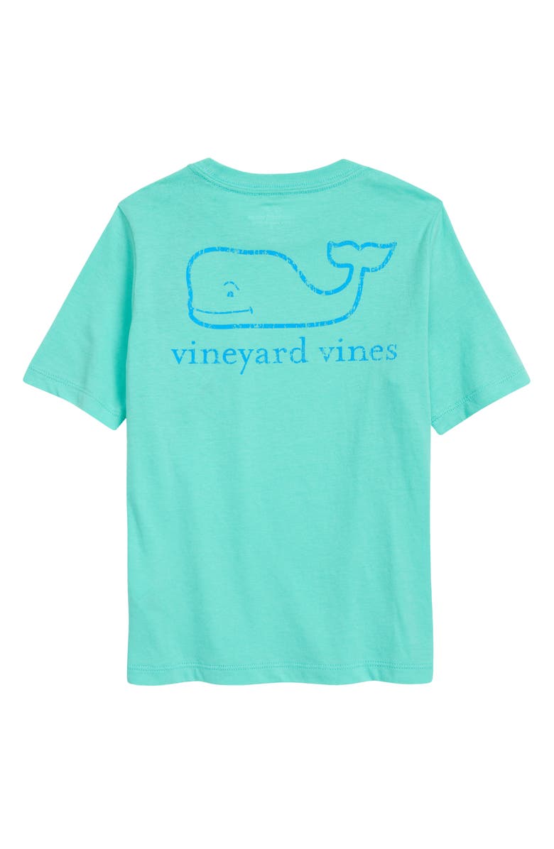 vineyard vines Kids' Glow in the Dark Vintage Whale Graphic Pocket Tee, Alternate, color,
