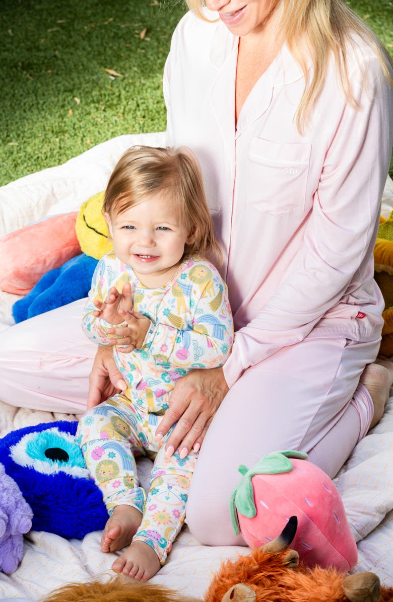 Magnetic Me Constellation Prize Convertible Romper, Alternate, color, Pink