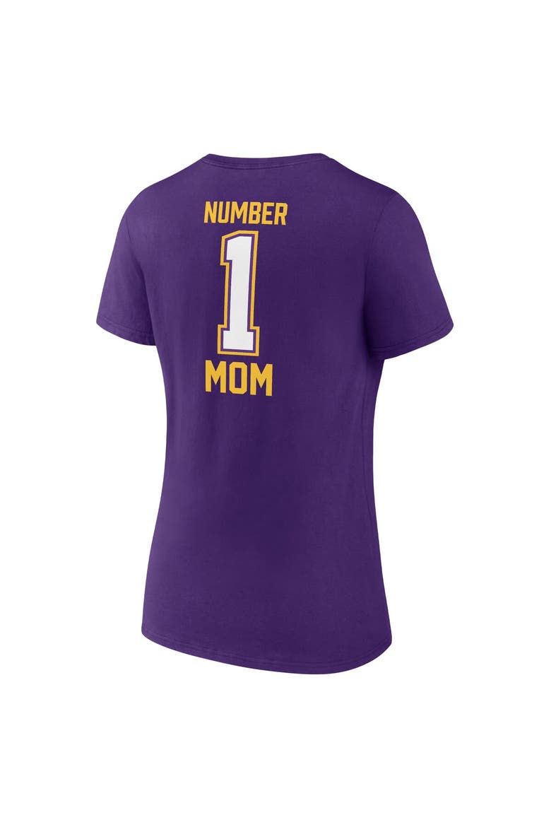 Women's Fanatics Branded Purple Minnesota Vikings Mother's Day V-Neck T-Shirt, Alternate, color, Purple