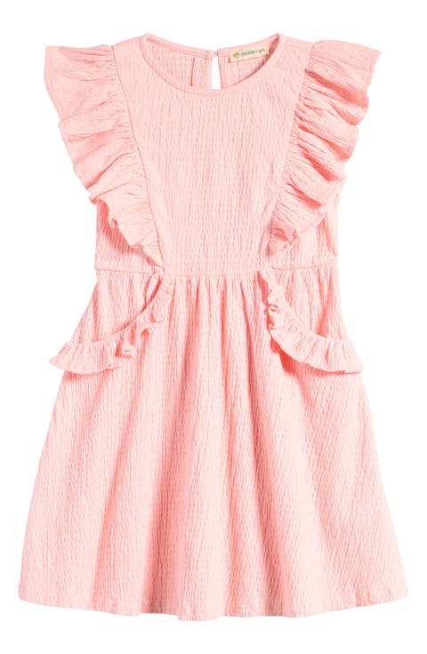 Kids' Textured Pinafore Dress (Little Kid & Big Kid)