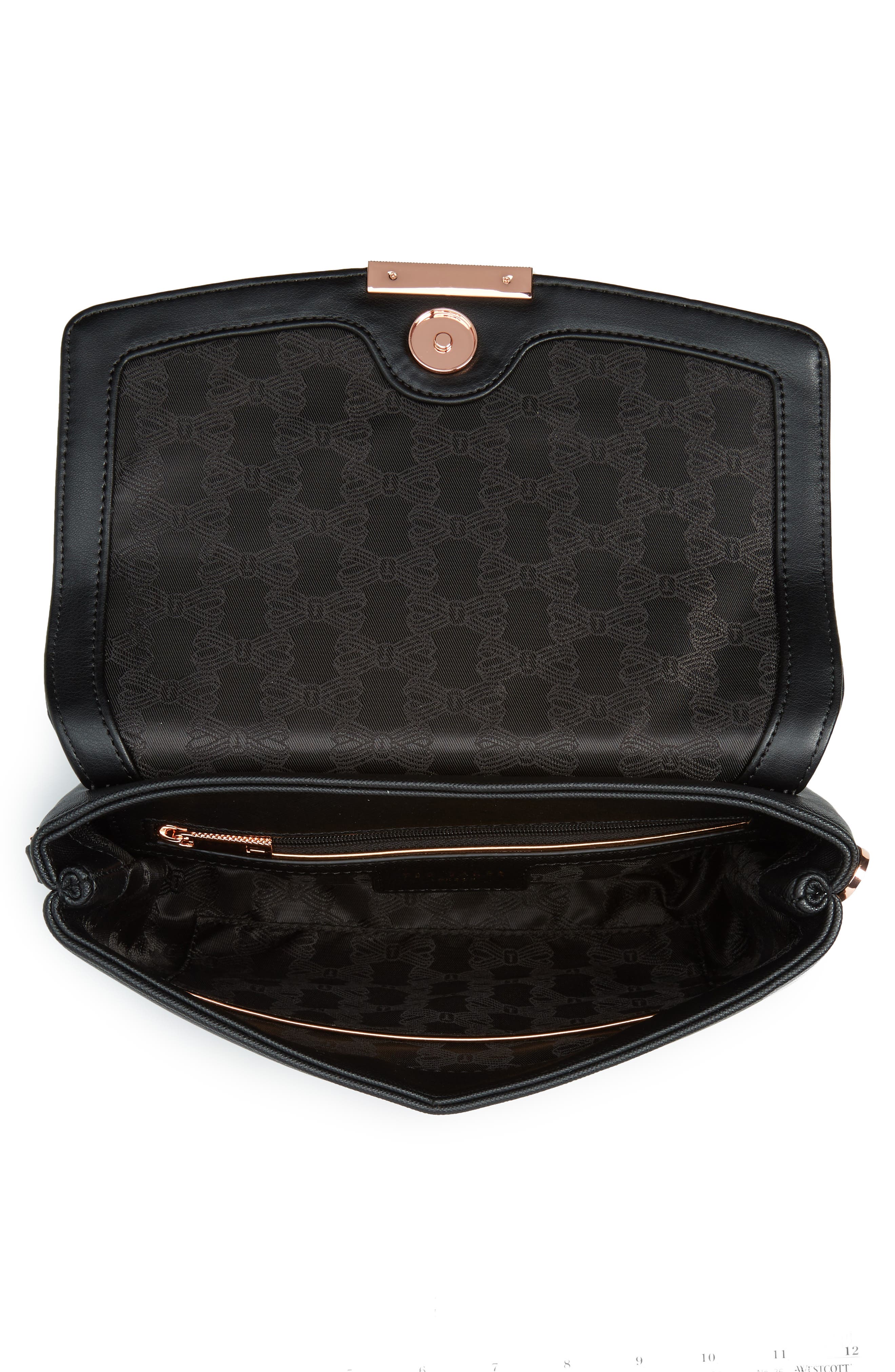 Ted Baker London Faux Leather Crossbody Bag, Alternate, color, 