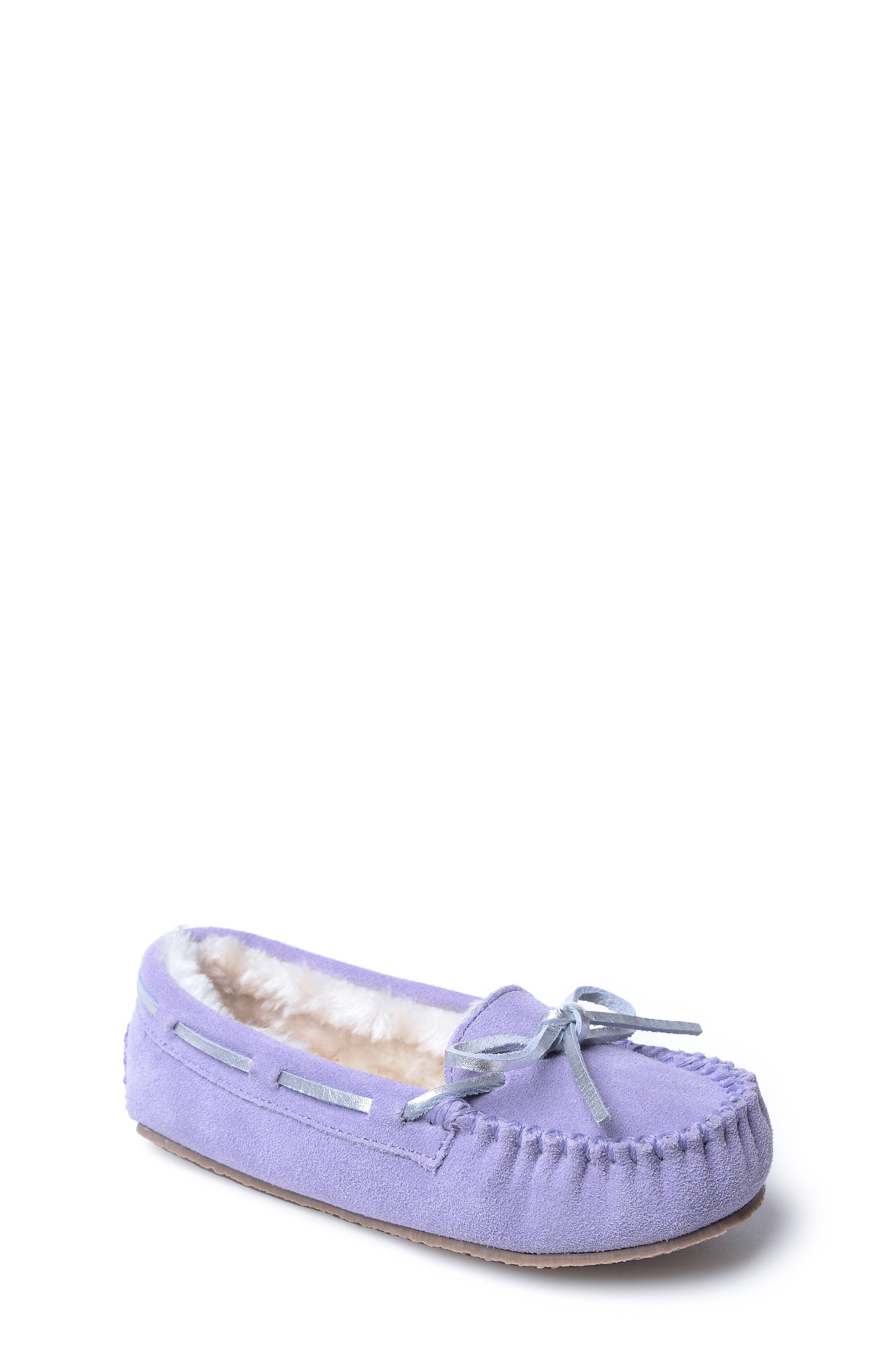 Kids' Faux Shearling Slipper, Main, color, WISTERIA