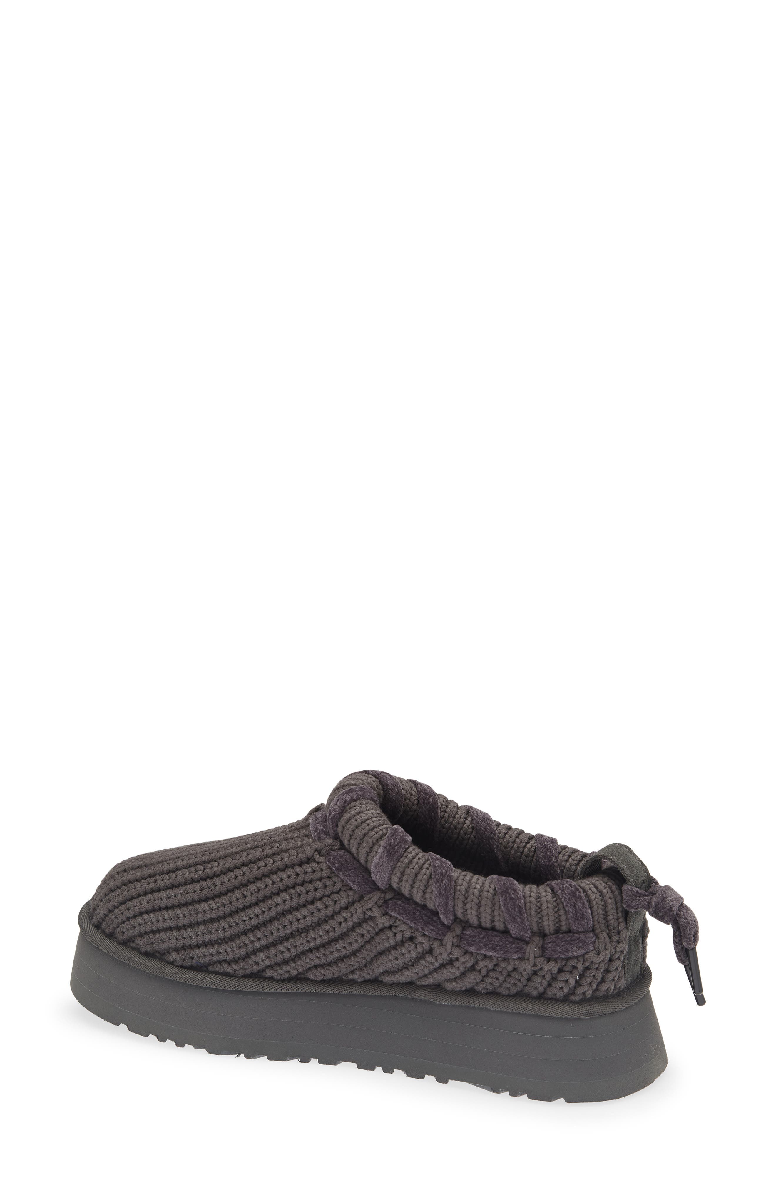 Tazz Whipstitch Knit Slipper, Alternate, color, CHARCOAL