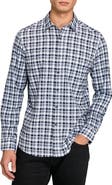 W.R.K Slim Fit Plaid Reworked Cotton Button-Up Shirt