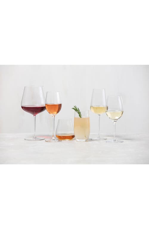 Schott Zwiesel Banquet Set Of 6 White Wine Glasses In Transparent