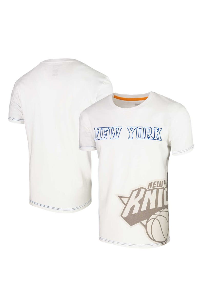 Stadium Essentials Unisex Stadium Essentials White New York Knicks Scoreboard T-Shirt, Main, color, White