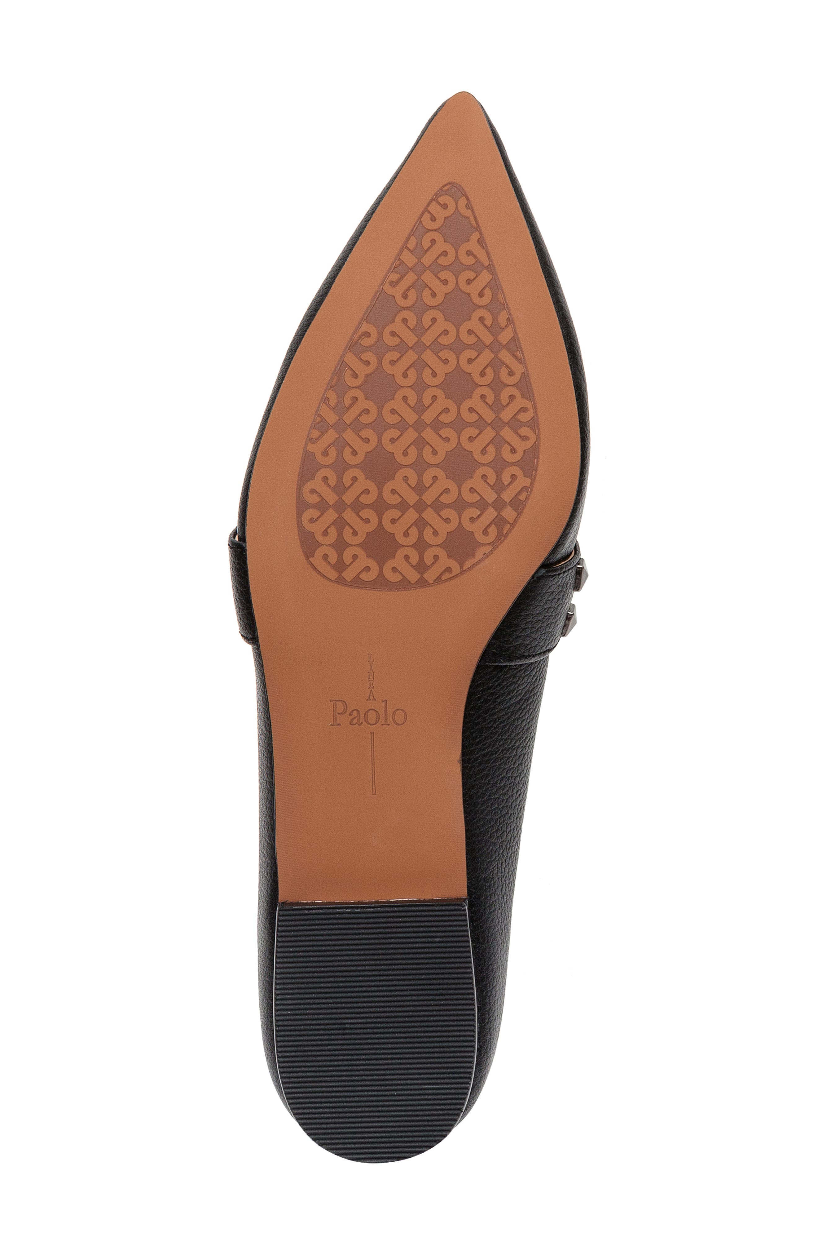 Linea Paolo Mylene Pointed Toe Flat, Alternate, color, Black