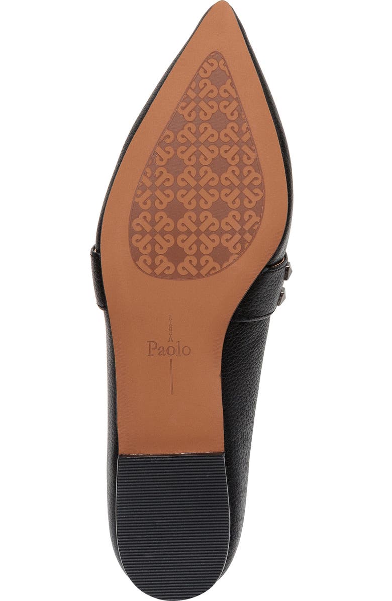 Linea Paolo Mylene Pointed Toe Flat, Alternate, color, Black