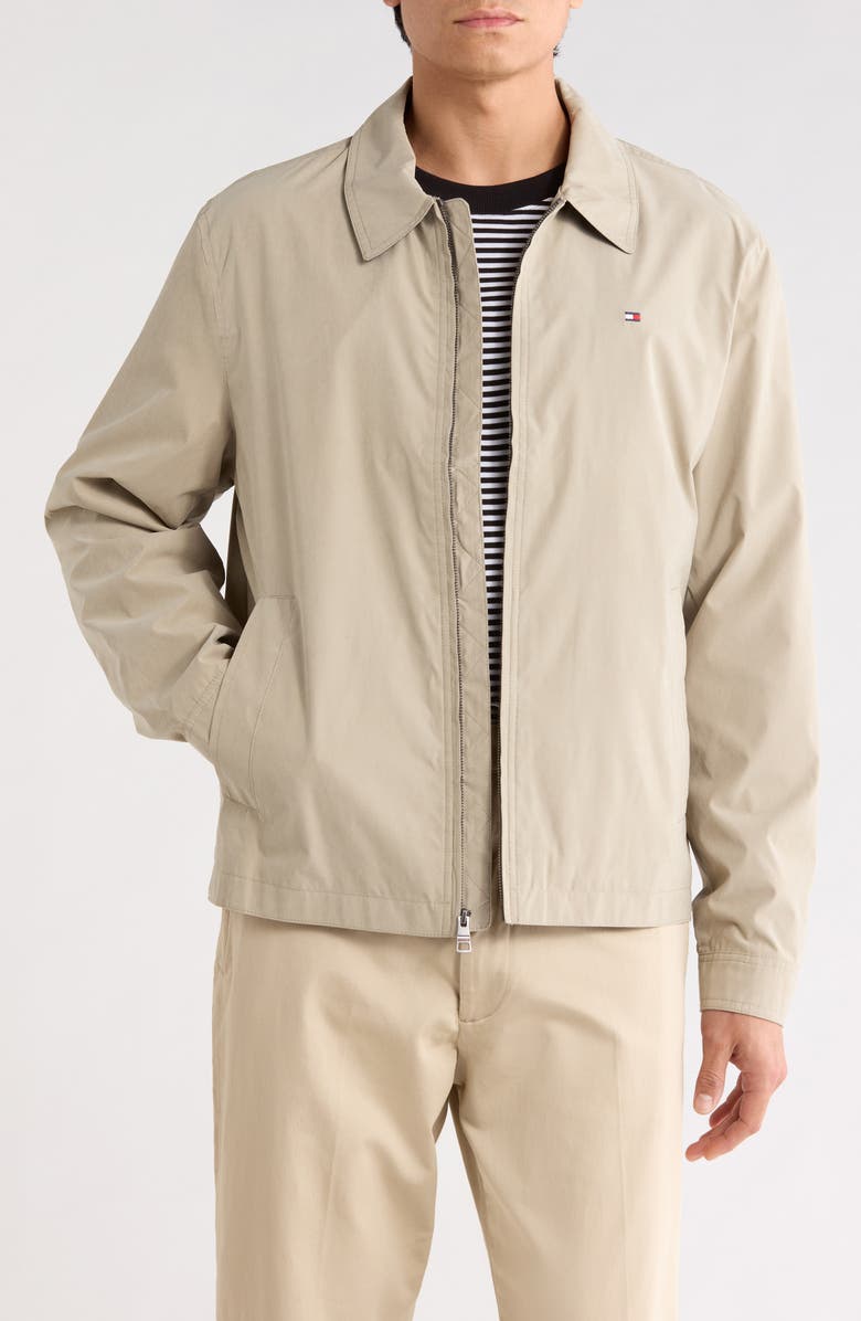 Tommy Hilfiger Water Resistant Golf Jacket, Main, color, Khaki
