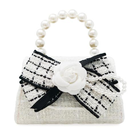 Coco Ribbon Bow Pearl Handbag