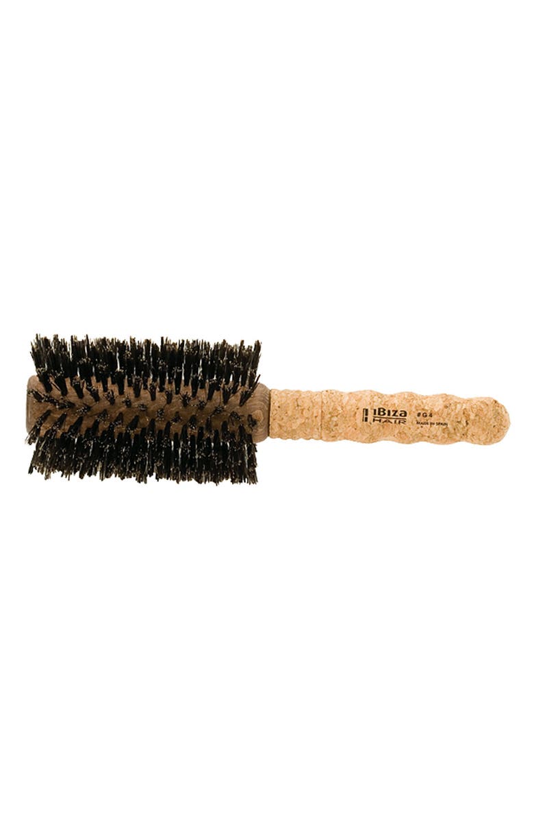 Ibiza Hair G4 Swirled Extended Cork Round Brush, Main, color,