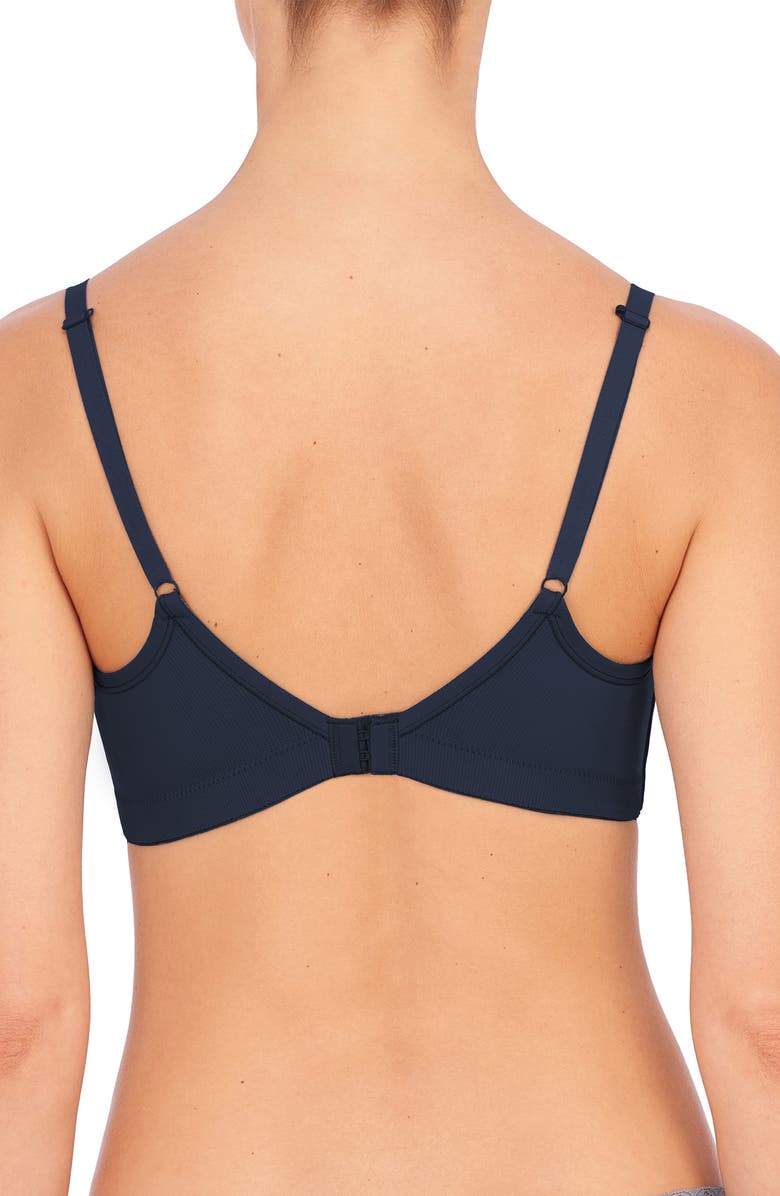 Natori Limitless Convertible Contour Sports Bra, Alternate, color, Navy