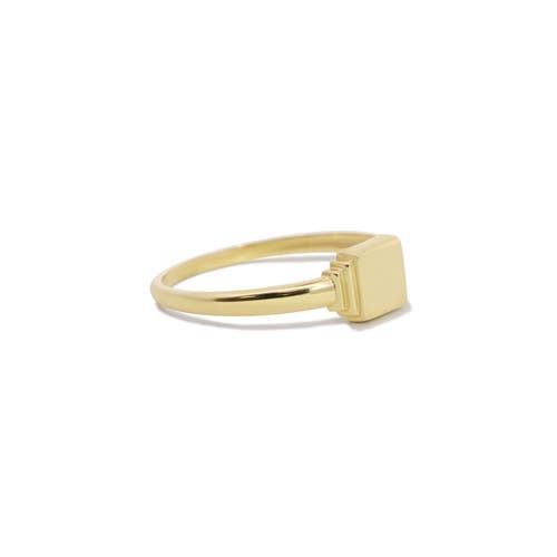 The Lovery Fine Jewelry Square Signet Ring In Gold