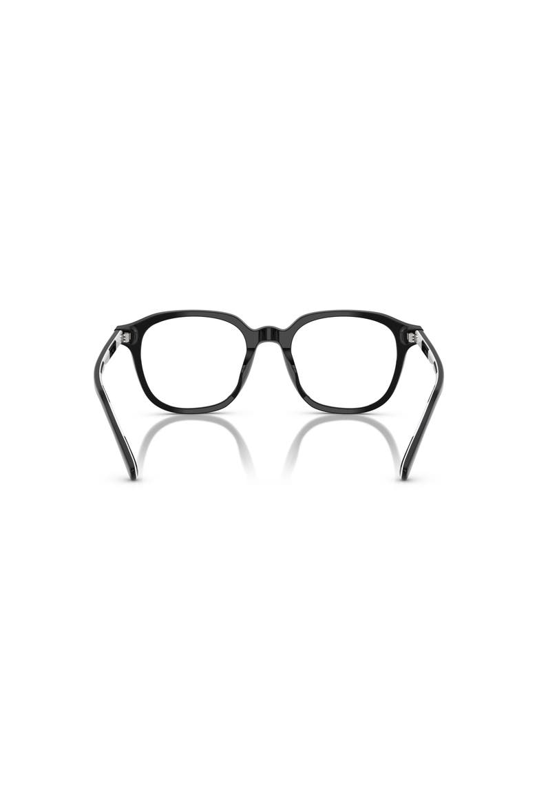 50mm Round optical glasses, Alternate, color, Black