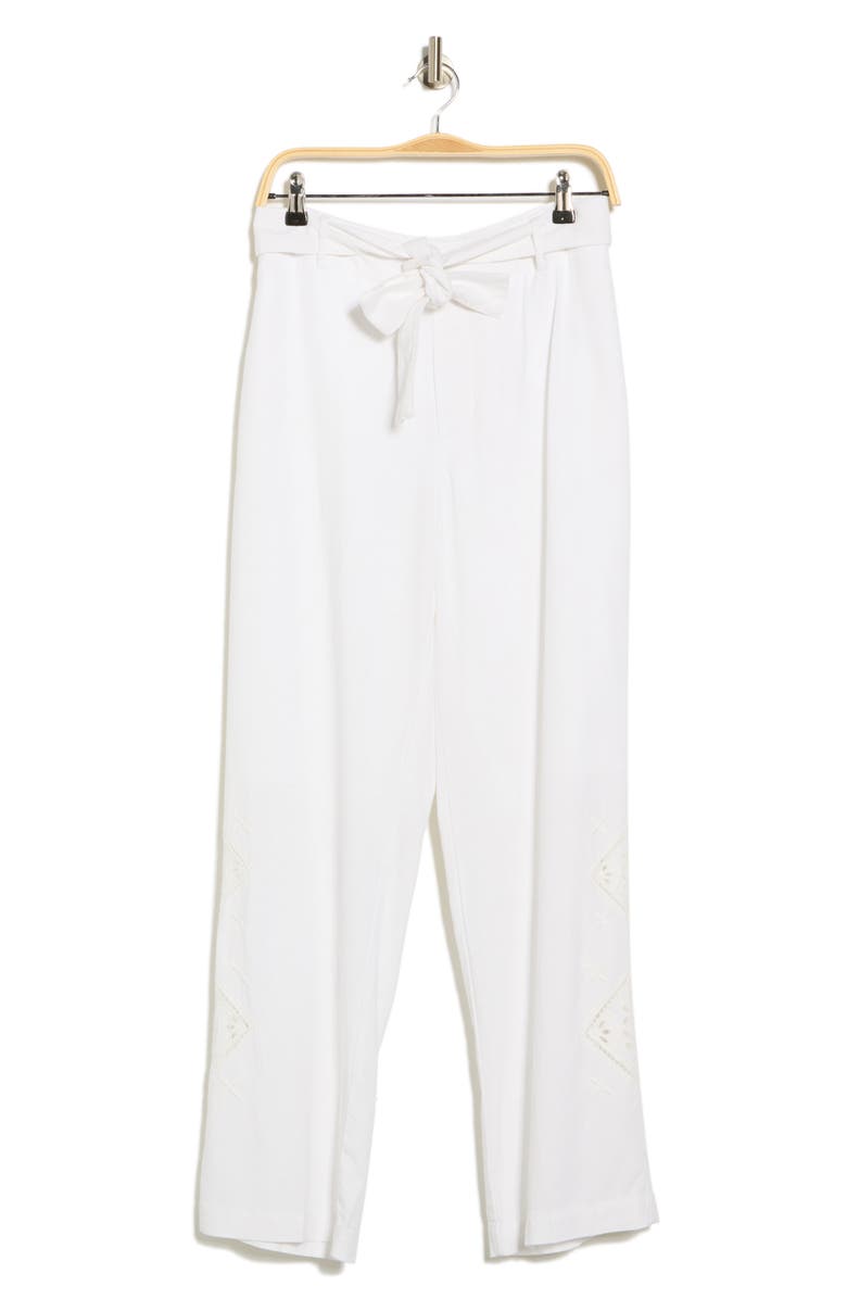 Nicole Miller Tie Waist Pants, Alternate, color,