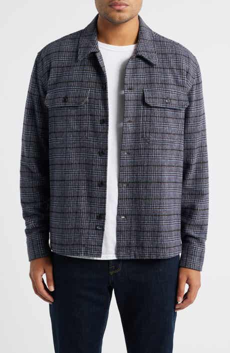 Rails Stellan Glen Check Textured Cotton Button-Up Jacket