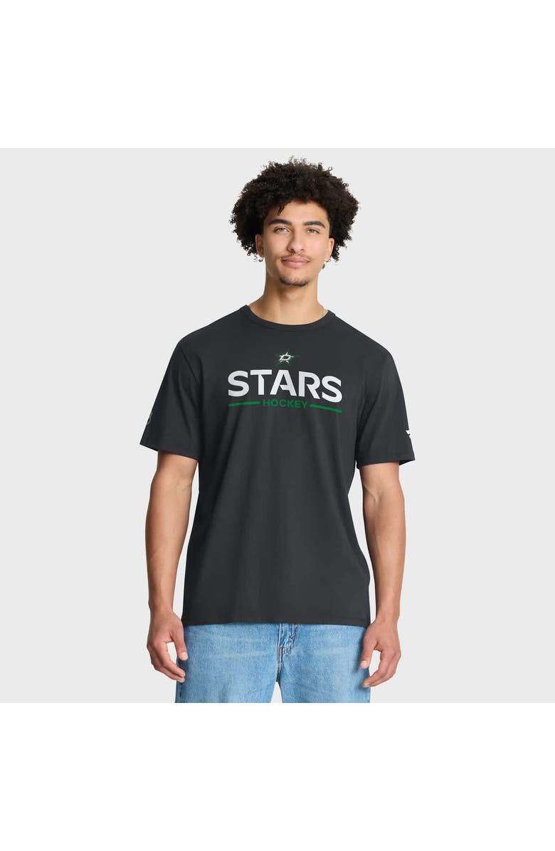 FANATICS Men
s Fanatics Black Dallas Stars Authentic Pro Primary T-Shirt, Main, color, Black