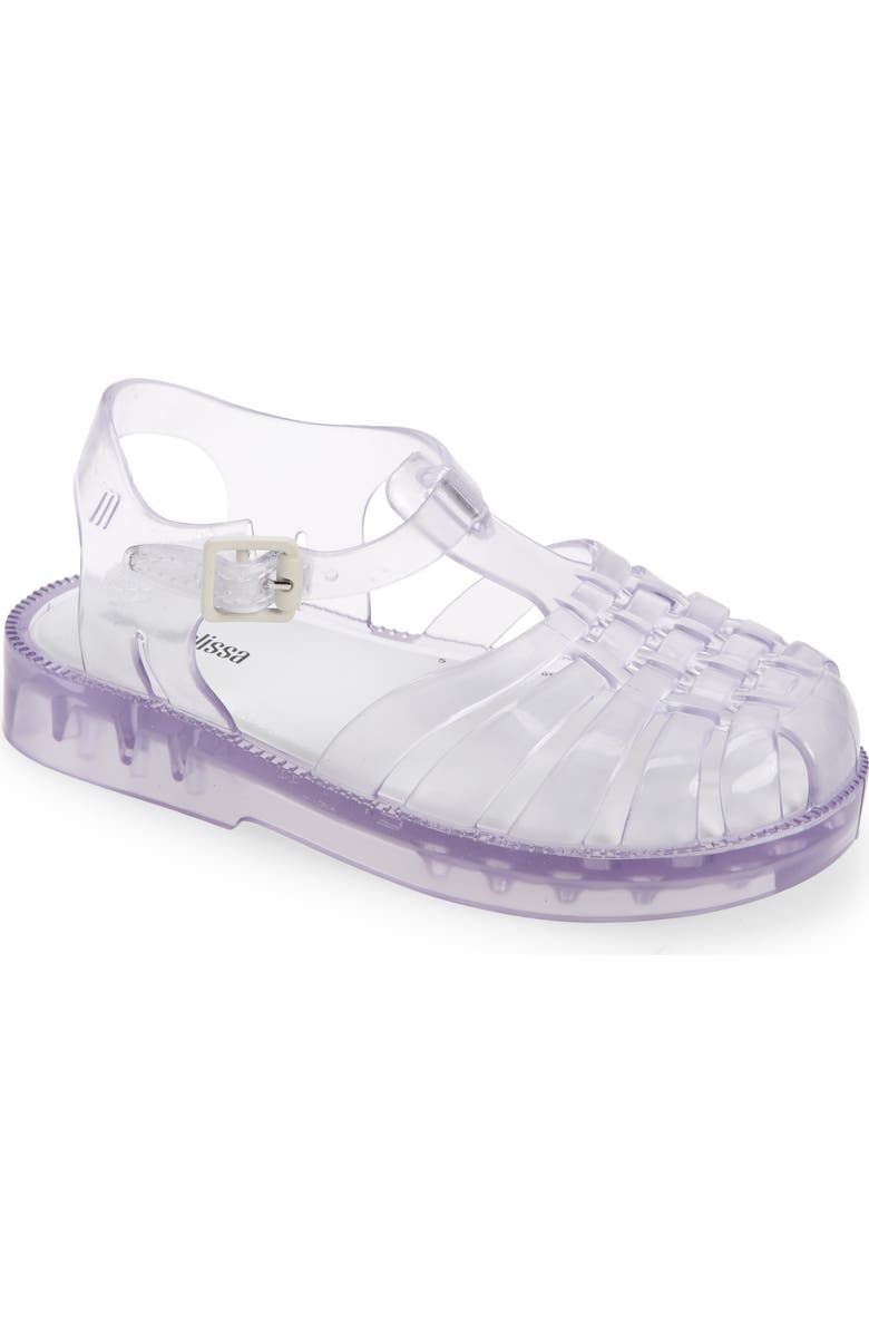 Mini Melissa Possession Jelly Sandal, Main, color, Clear/Clear