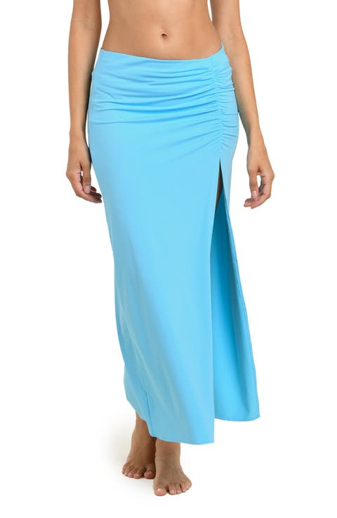 Island Goddess Side Slit Cover-Up Skirt