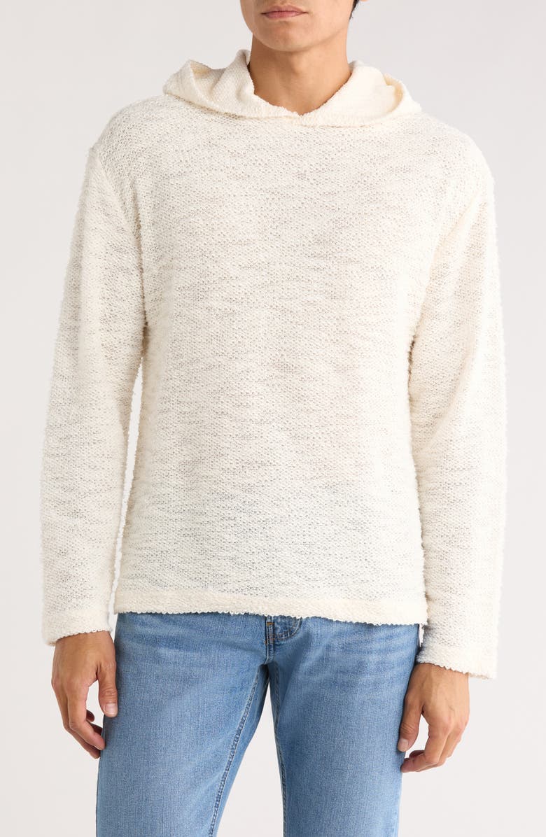 Joe's Textured Knit Hoodie, Main, color, Ecru