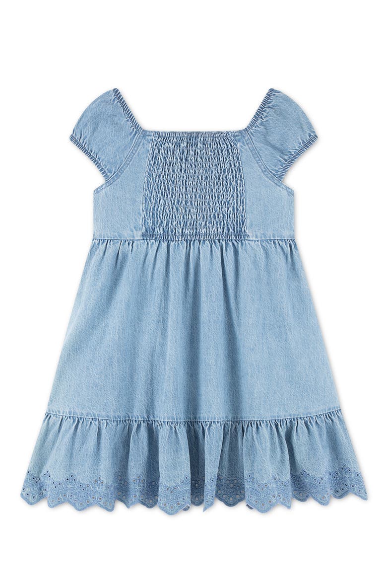 Kids' Tiered Denim Dress, Alternate, color, TWIRL