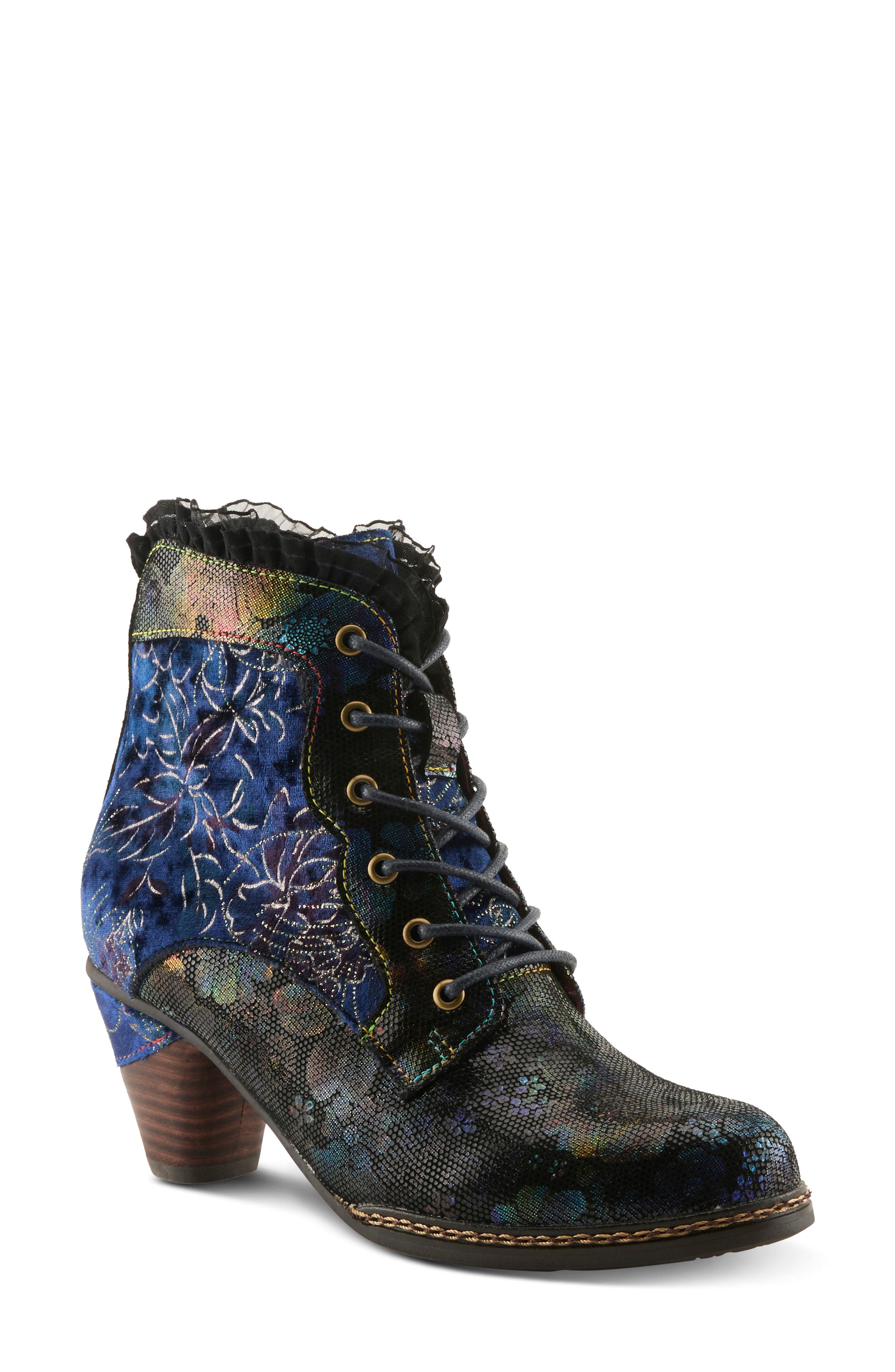 Forutaluvlo Bootie, Main, color, BLUE MULTI