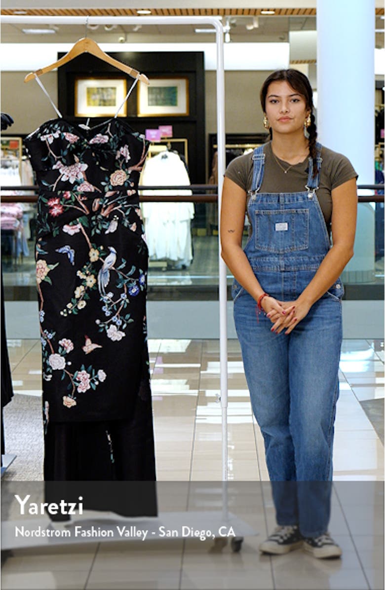 Floral Off the Shoulder High-Low Gown, sales video thumbnail