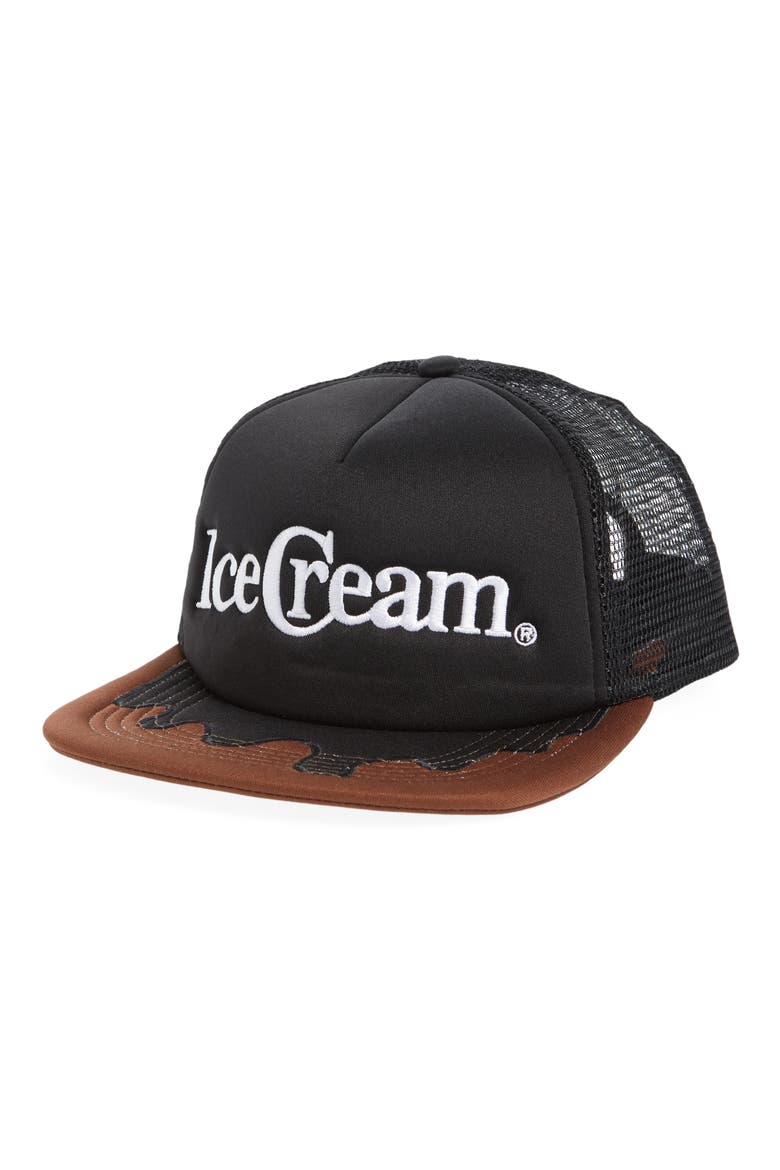 Vision Trucker Hat, Main, color, BLACK