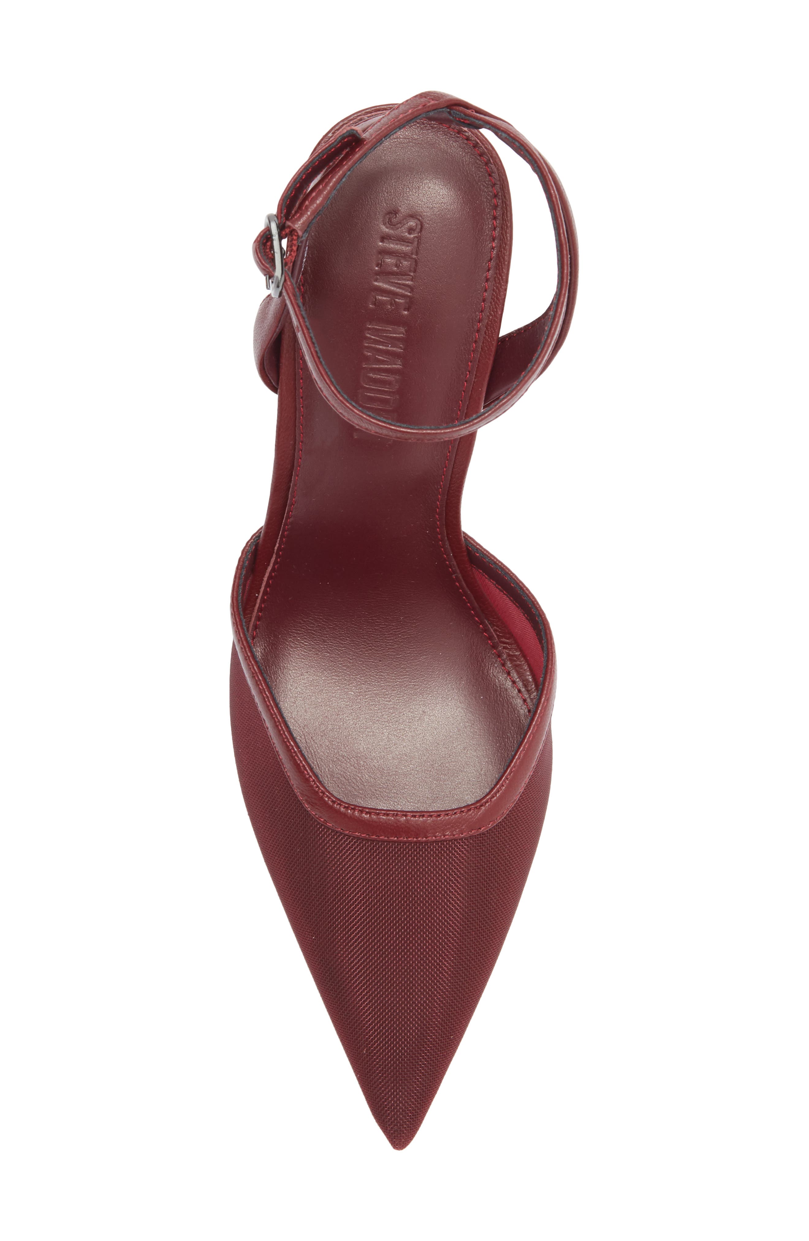 Steve Madden Alliance Pointed Toe Pump, Alternate, color, Burgundy