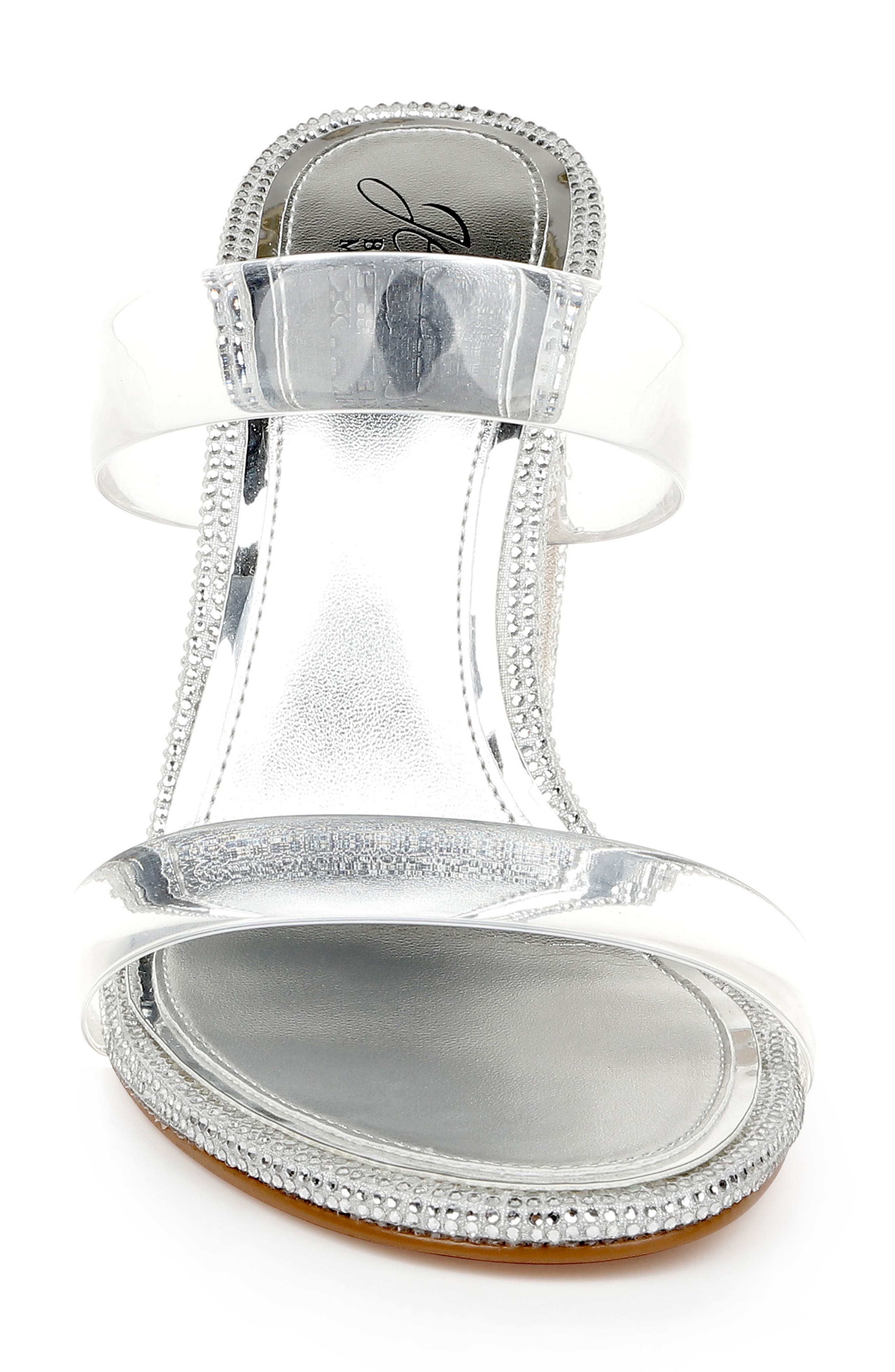 Jewel Badgley Mischka Lucero Sandal, Alternate, color, Clear