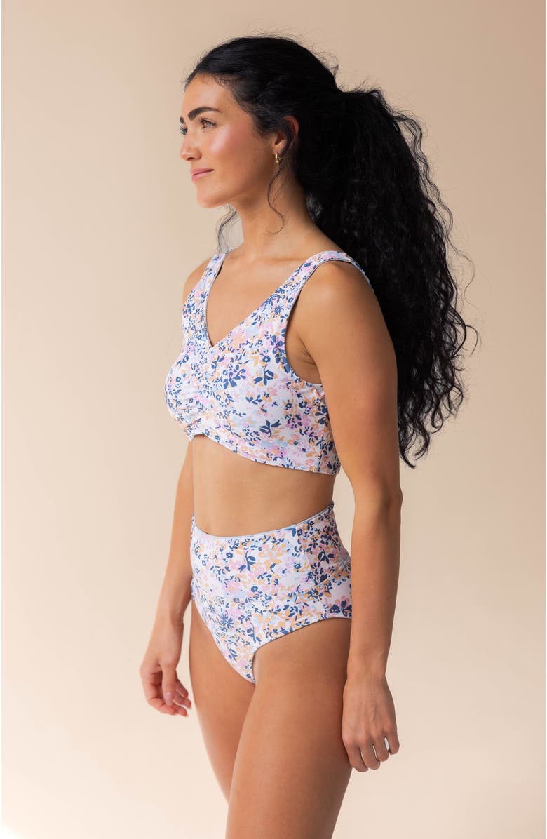 Nani Reversible High Rise Swim Bottom, Alternate, color, Caspian