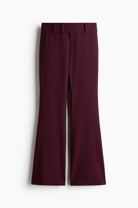 Flared Tailored Trousers