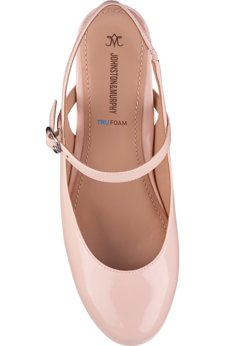 Johnston & Murphy Sienna Mary Jane Slingback Pump, Alternate, color, Blush Patent Leather