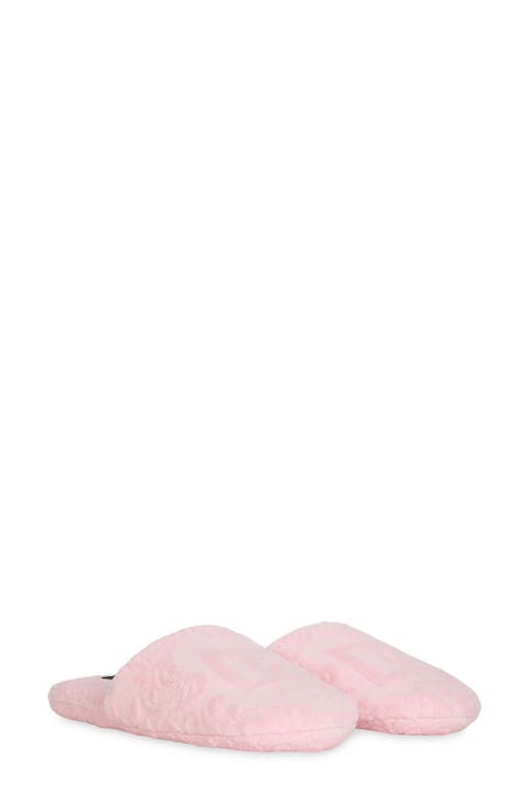 DG Logo Jacquard Cotton Terry Cloth Scuff Slipper