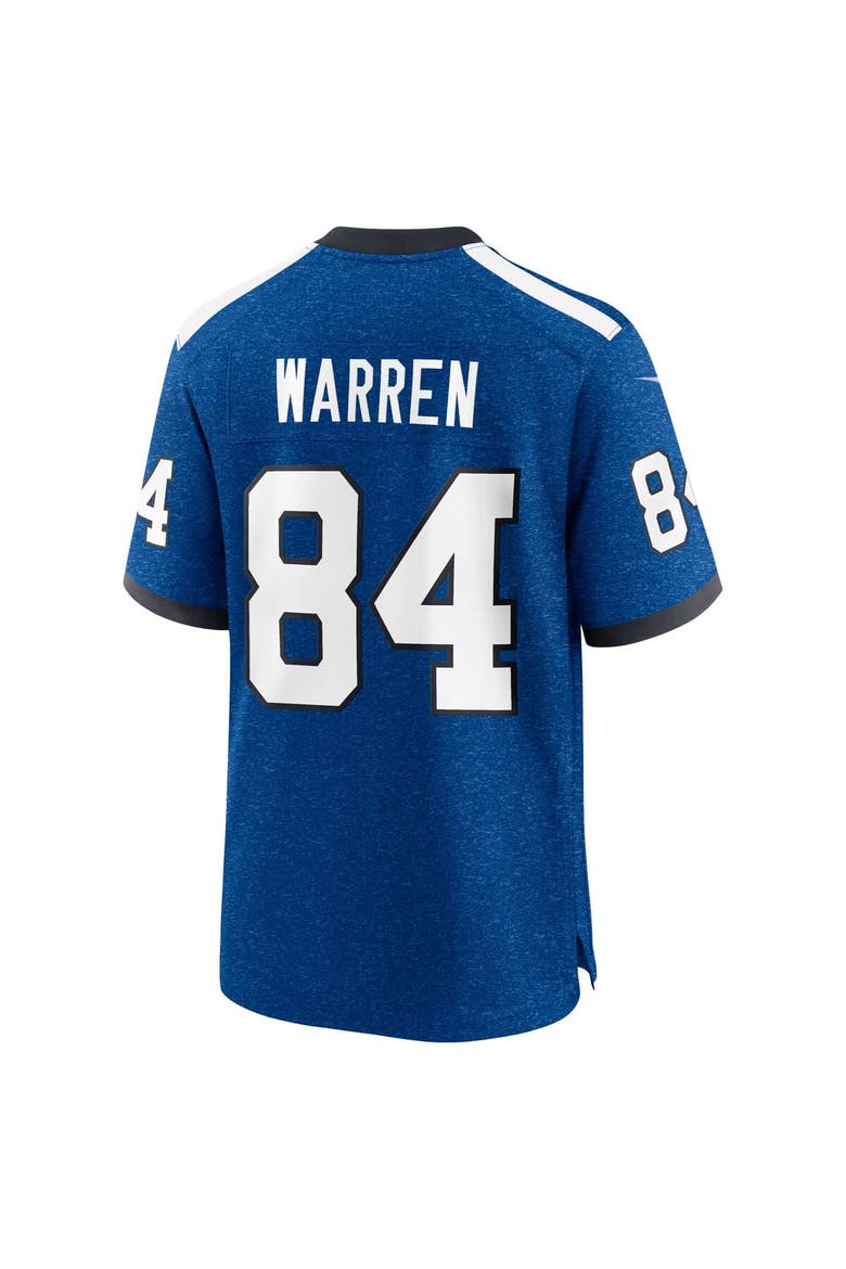 Men's Nike Tyler Warren  Heather Royal Indianapolis Colts Alternate 2 Indiana Nights Game Jersey, Alternate, color, Royal