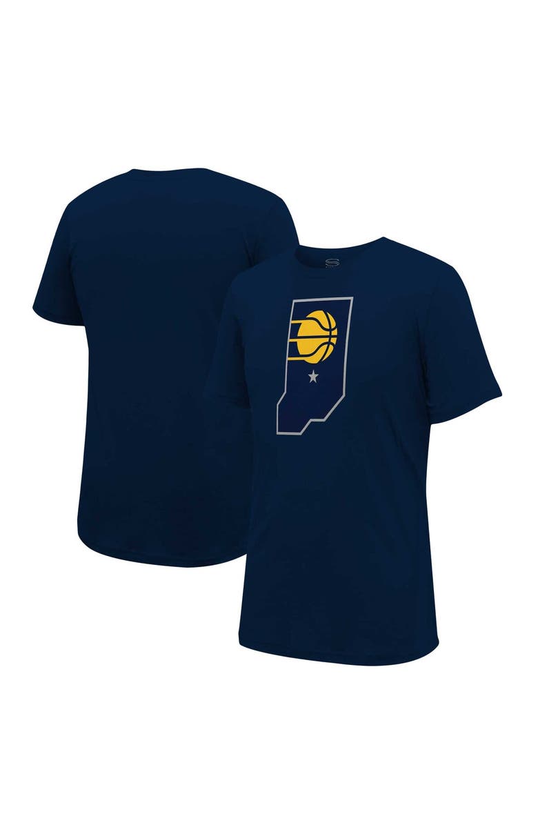 Stadium Essentials Unisex Stadium Essentials Navy Indiana Pacers Primary Logo T-Shirt, Main, color, 