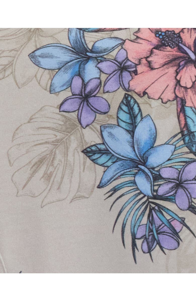 Lords of Harlech Exotic Floral Mens Printed Zip Jacket, Alternate, color, Exotic Floral Neutral