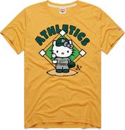 Homage Unisex Homage  Gold Athletics Hello Kitty Tri-Blend T-Shirt