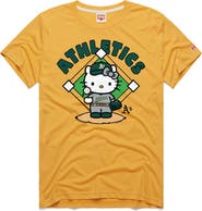 Homage Unisex Homage Gold Athletics Hello Kitty Tri-Blend T-Shirt