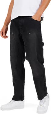 Brave Soul Carpenter Loose Fit Long Denim Jean