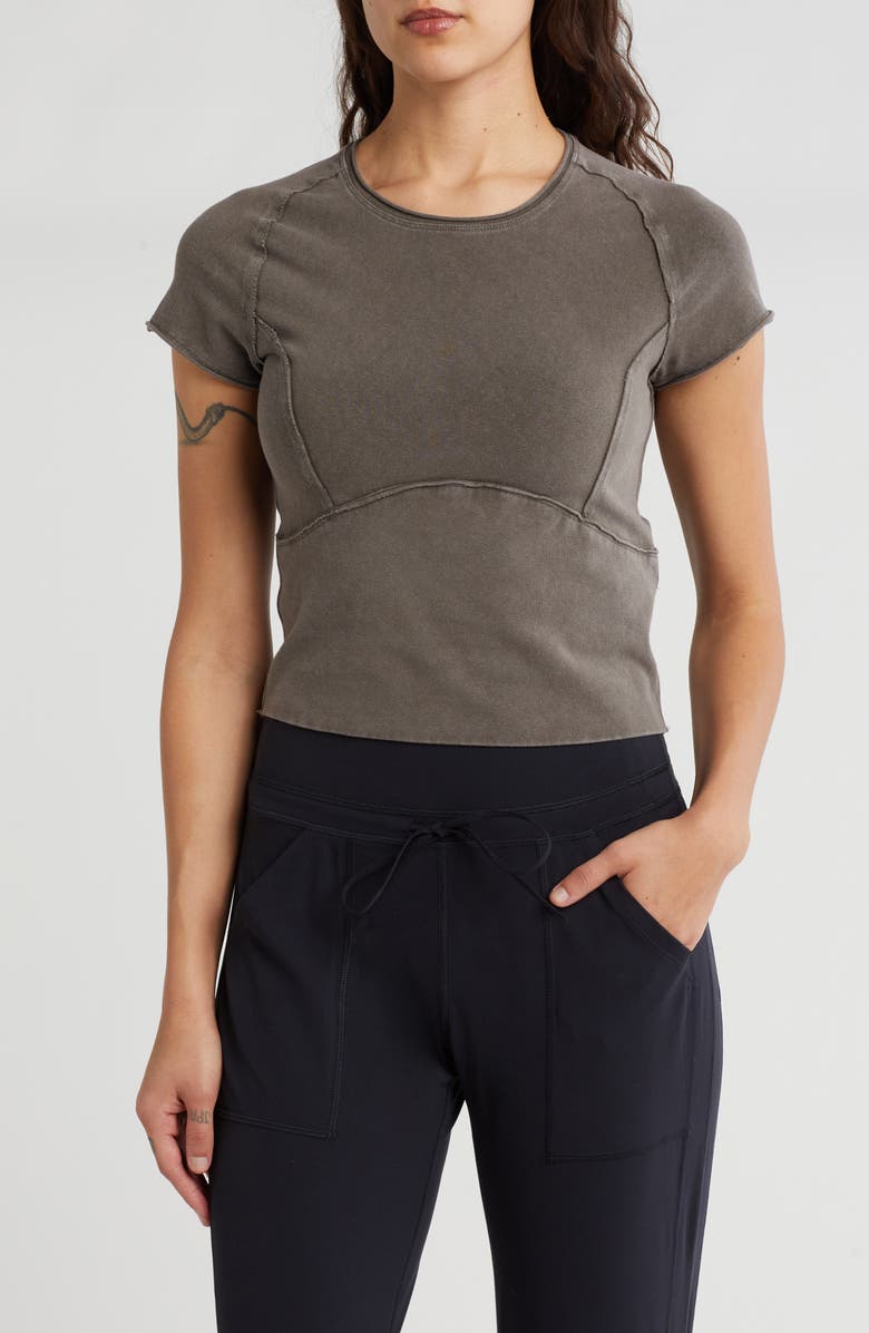 Free People Protagonist Crop Tee, Main, color, 