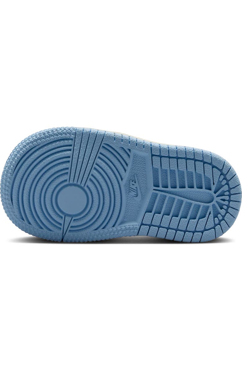 Jordan Kids' Air Jordan 1 Retro High OG Basketball Sneaker, Alternate, color, Pale Ivory/ Blue/ Coconut Milk