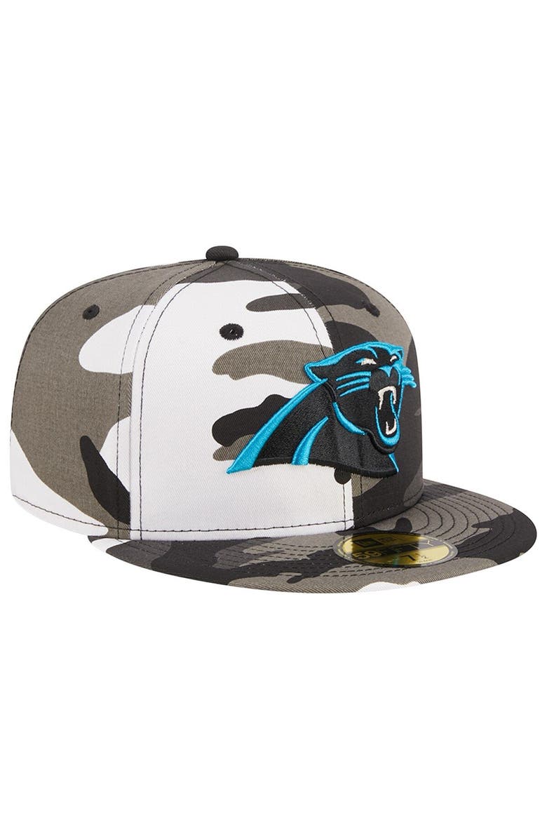 New Era Men's New Era Carolina Panthers Urban Camo 59FIFTY Fitted Hat, Alternate, color, 