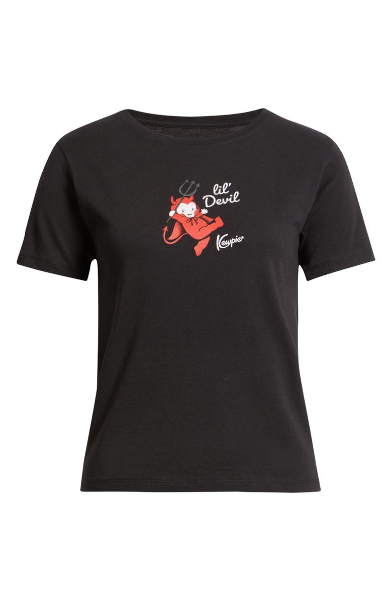 GOLDEN HOUR Kewpie<sup>®</sup> L'il Devil Cotton Graphic T-Shirt, Alternate, color, Black Beauty
