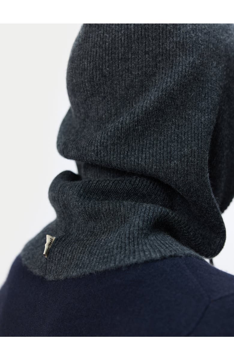 Gobi Cashmere Essential Cashmere Balaclava, Alternate, color, Charcoal