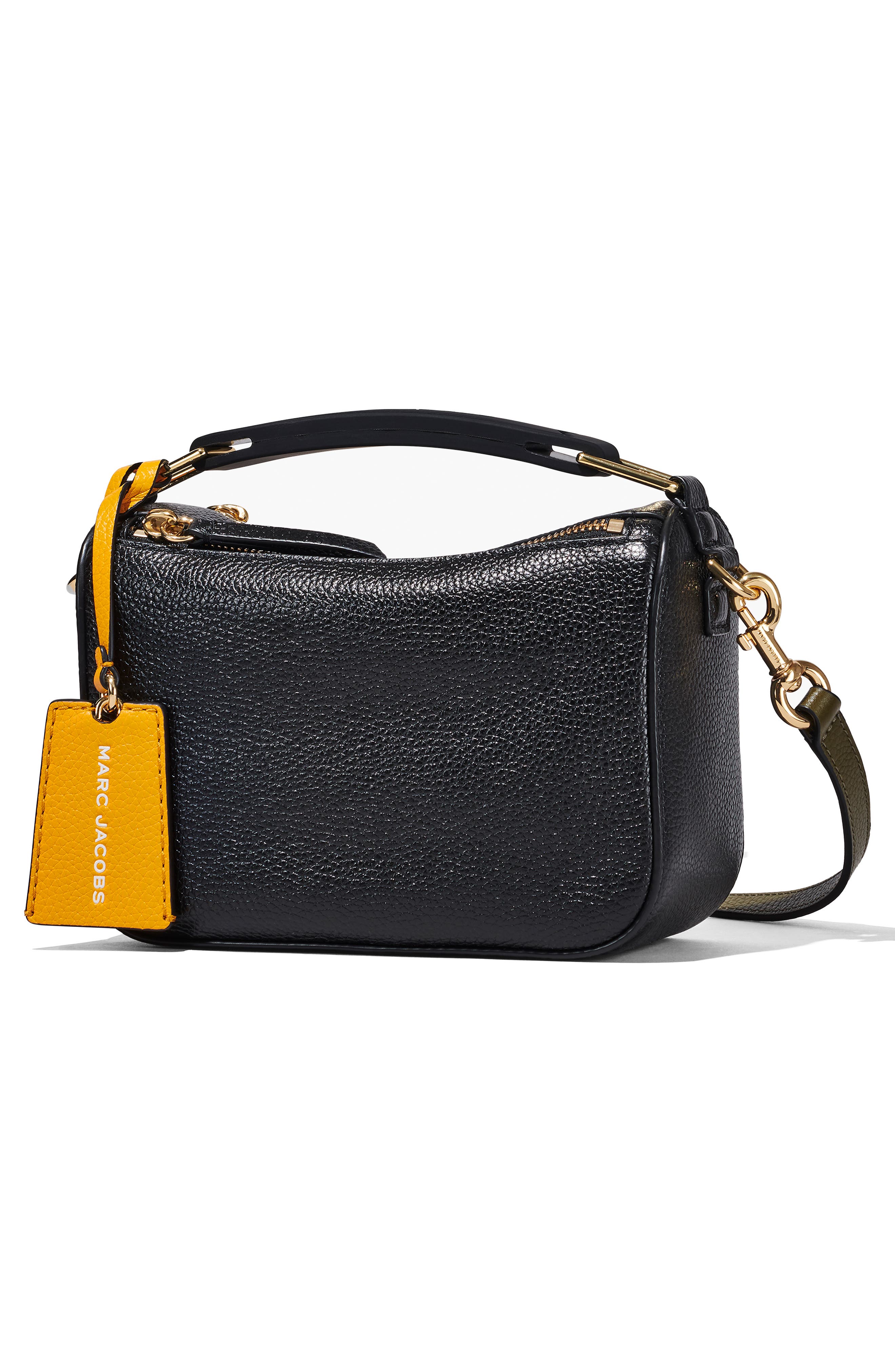 Marc Jacobs The Softbox 20 Leather Crossbody Bag, Alternate, color, 