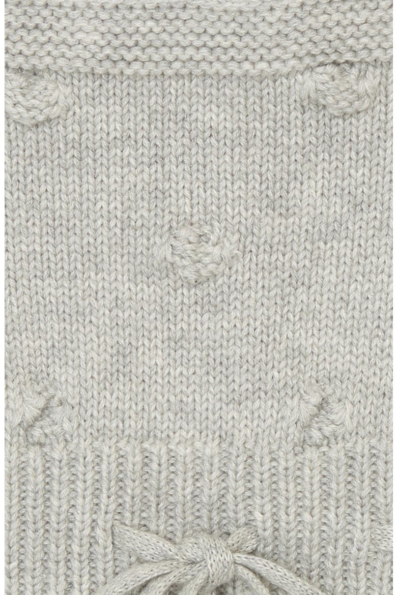 Emma Knit Cotton Romper, Alternate, color, GRAY