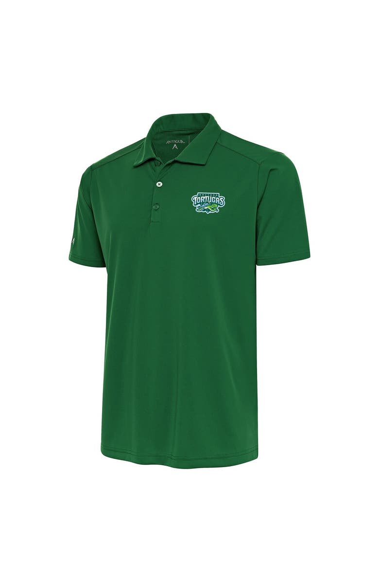 ANTIGUA Men's Antigua  Hunter Green Daytona Tortugas Tribute Polo, Main, color, 